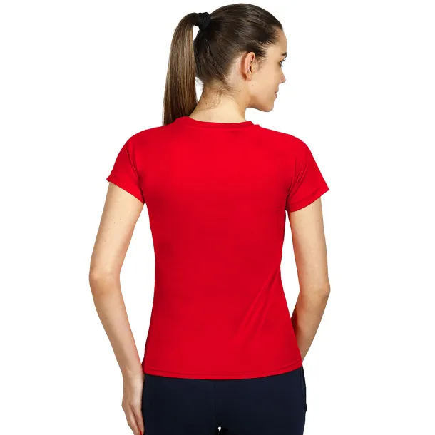 CROSSFIT LADY Ženska sportska majica kratkih rukava, 130 g/m3 Red