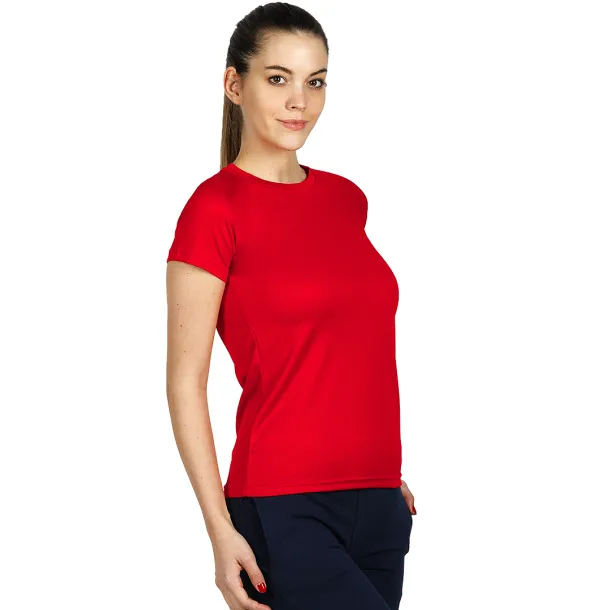 CROSSFIT LADY Ženska sportska majica kratkih rukava, 130 g/m3 Red