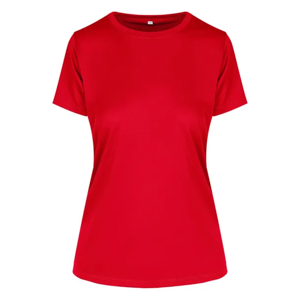 CROSSFIT LADY Ženska sportska majica kratkih rukava, 130 g/m3 Red