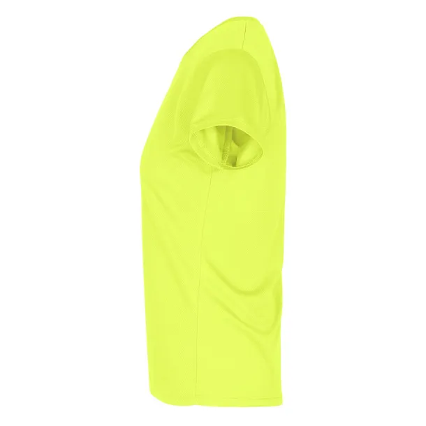 CROSSFIT LADY Ženska sportska majica kratkih rukava, 130 g/m3 Neon yellow