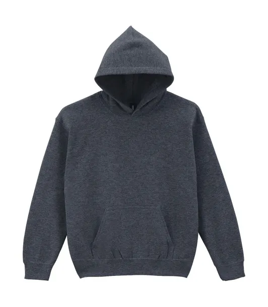  Heavy Blend Youth Hooded Sweat - Gildan Dark Heather