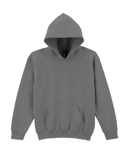  Heavy Blend Youth Hooded Sweat - Gildan Charcoal