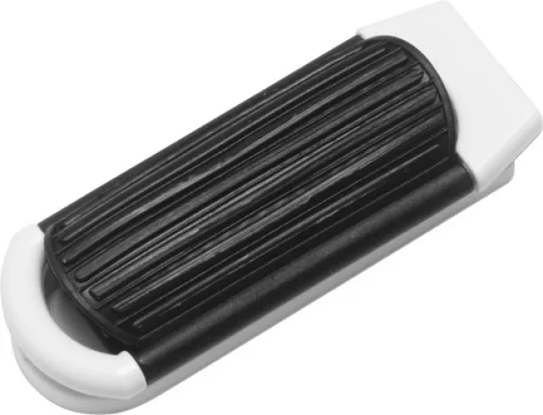  MEGHAN ABS hair brush with mirror Bijela