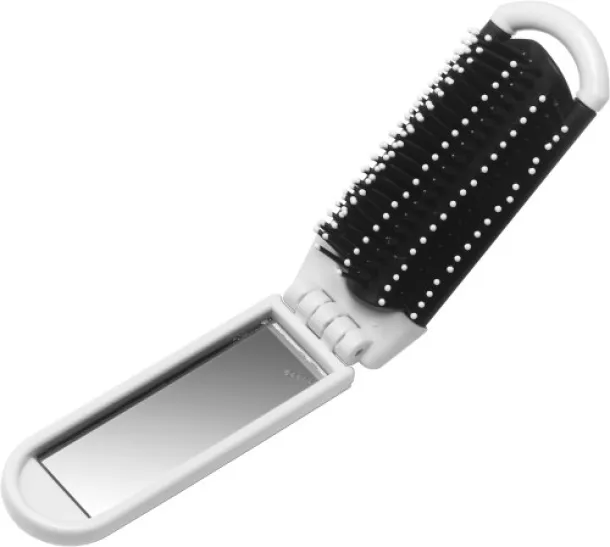  MEGHAN ABS hair brush with mirror Bijela