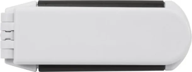  MEGHAN ABS hair brush with mirror Bijela