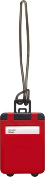 JENSON ABS luggage tag Crvena