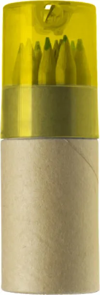 TERRENCE ABS i kartonska tuba s bojicama Žuta