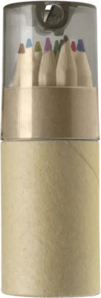TERRENCE ABS and cardboard tube with pencils Crna