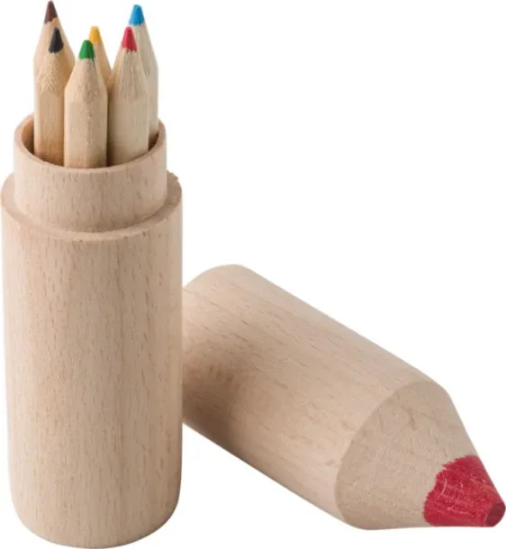 FRANCIS Wooden tube with pencils