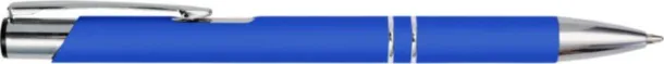 YVETTE Aluminium ballpen cobalt blue