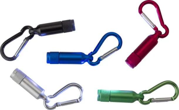 TRACY Aluminium mini torch with carabiner