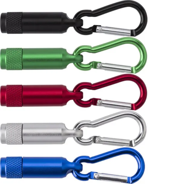 TRACY Aluminium mini torch with carabiner