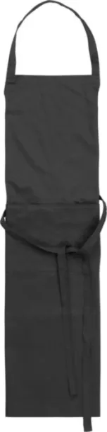 LUKE pregača od pamuka i poliestera, 240 gr/m² Crna