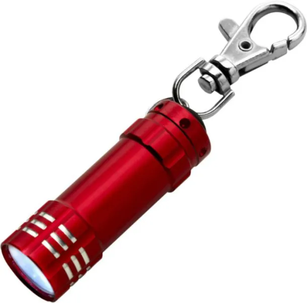 ANNA aluminium 2-in-1 key holder red