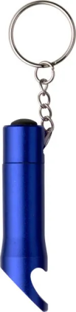 CARLA Aluminium 2-in-1 key holder cobalt blue