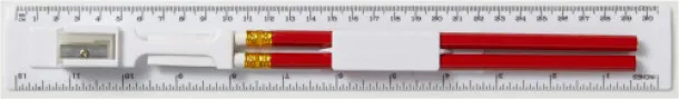 PASCALE PS ruler with pencil