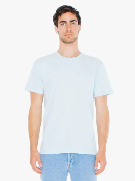  UNISEX FINE JERSEY SHORT SLEEVE T-SHIRT - American Apparel Light Blue