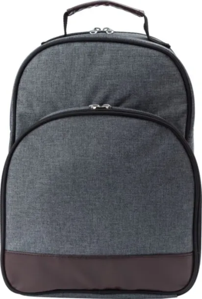 JOLIE Polycanvas (600D) picnic cooler bag Siva