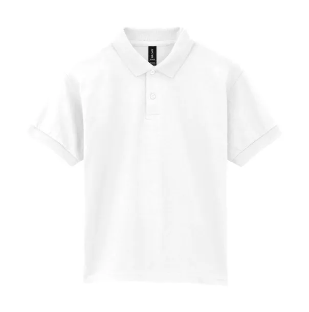  Dječja DryBlend® jersey polo majica, 203 g/m² - Gildan Bijela