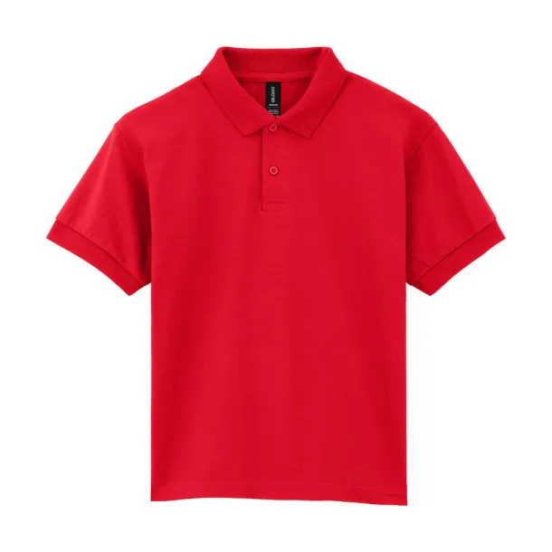 Dječja DryBlend® jersey polo majica, 203 g/m² - Gildan Crvena