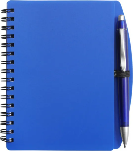 KIMORA PP notebook with ballpen Plava