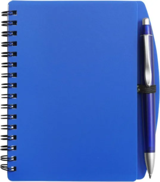 KIMORA PP notebook with ballpen blue