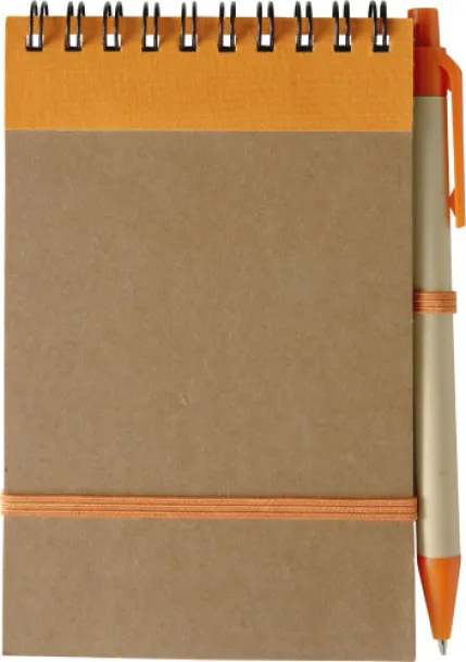 EMORY Cardboard notebook orange