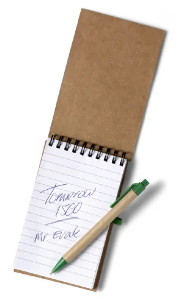 EMORY Cardboard notebook