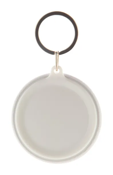 KeyBadge RPET Maxi pin button keyring White