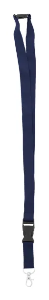Revent Plus RPET lanyard Dark blue