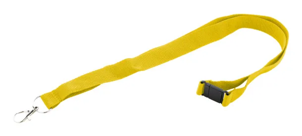 Revent RPET lanyard Yellow