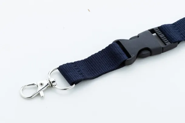 Revent Plus RPET lanyard Dark blue