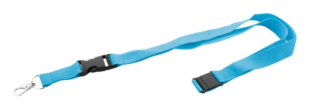Revent Plus RPET lanyard Light blue