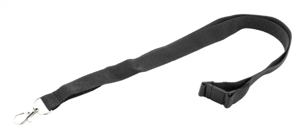 Revent RPET lanyard Black