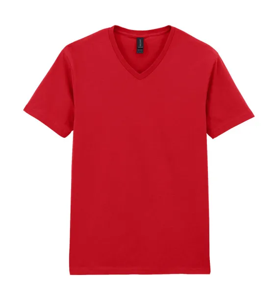  Gildan Mens Softstyle® V-Neck T-Shirt - Gildan Crvena