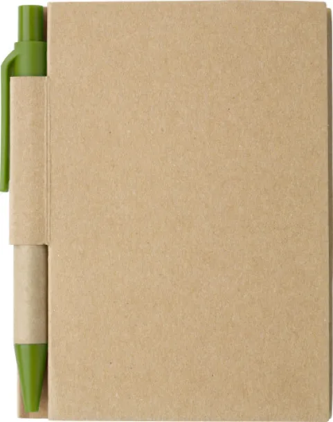 COOPER papirni notes light green