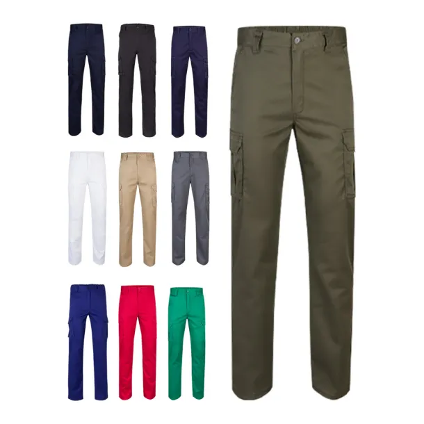 VL LUGH Multi-pocket stretch trousers (240g/m²) in cotton (46%), EME (38%) and polyester (16%)