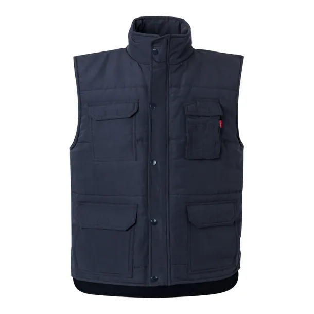 VL MEFITIS Multi-pocket padded vest (220g/m²), in polyester (100%) Navy Blue