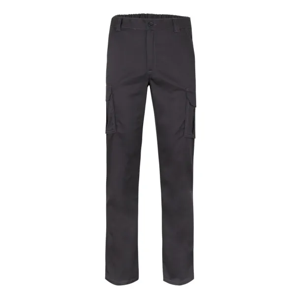 VL PAN Multi-pocket stretch trousers (290g/m²), in cotton (46%), EME (38%) and polyester (16%) Black