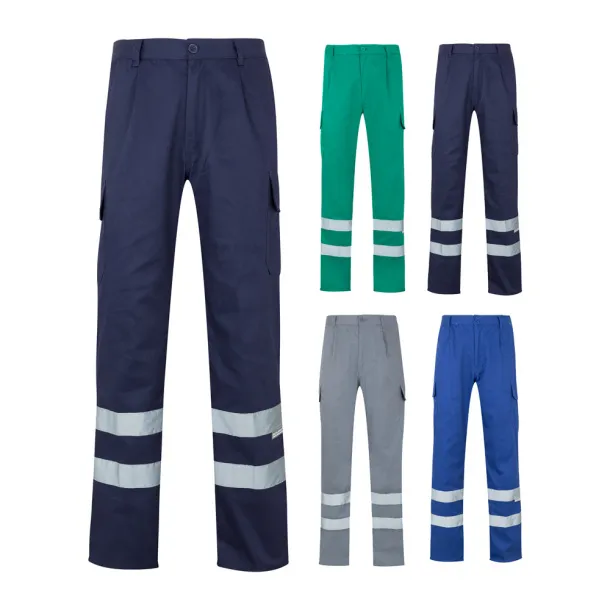 VL ASCLEPIUS Multi-pocket twill trousers (200g/m²), in cotton (35%) and polyester (65%)