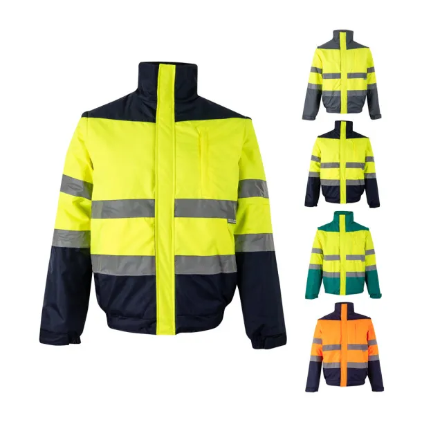 VL JUPITER LARGE Two-tone padded jacket (180g/m²) in polyester (100%), with PU coating