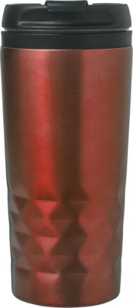 LORRAINE Stainless steel mug Crvena