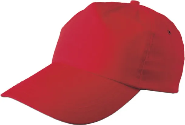 LISA Cotton twill cap Lisa red