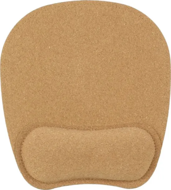 EDWIN Cork ergonomic mouse pad brown