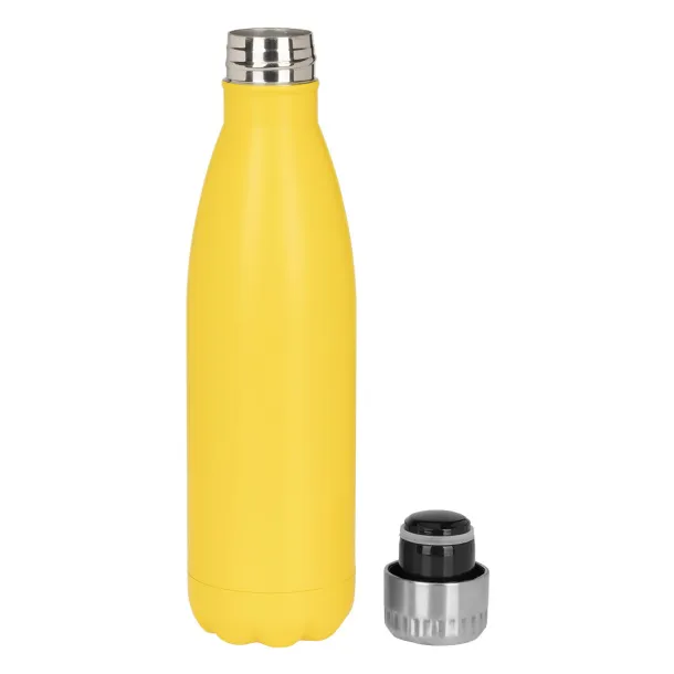 FLUID metal travel mug Yellow