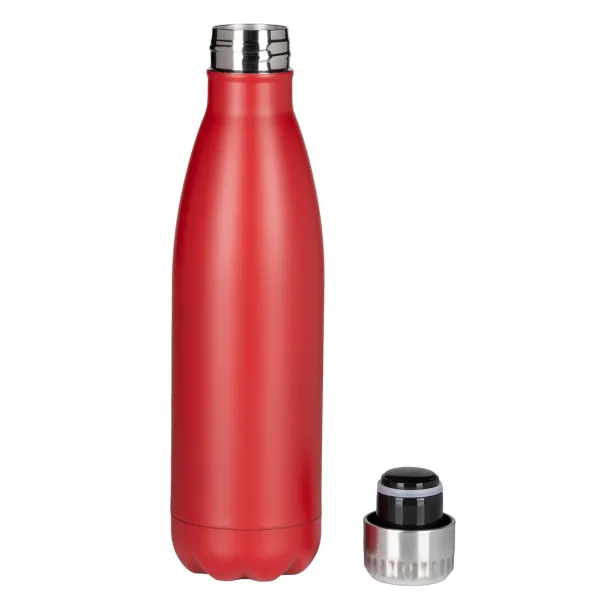 FLUID metal travel mug Red