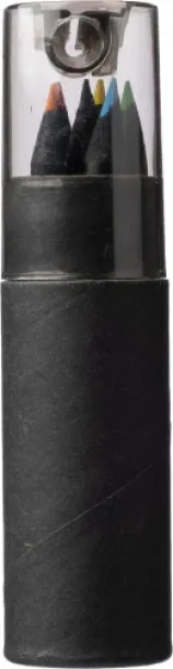  Set olovaka u boji od recikliranog kartona Beate Crna