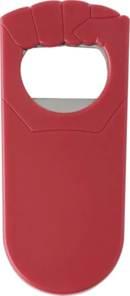 TAY Plastic bottle opener red