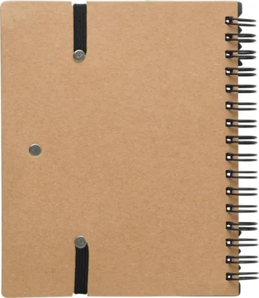 ANGELA Recycled paper notebook black