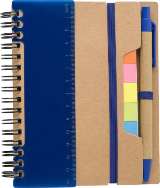 ANGELA Recycled paper notebook Plava